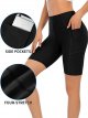 Long Swim Shorts for Women Swim Capris UPF50+ Sport Board Shorts
